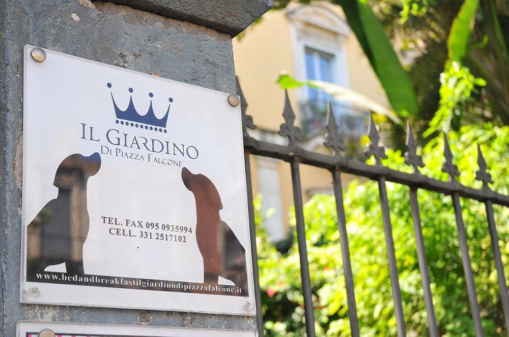 Il Giardino Falcone Катания Экстерьер фото